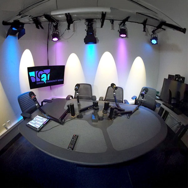 Denver Community Media Podcast Studio