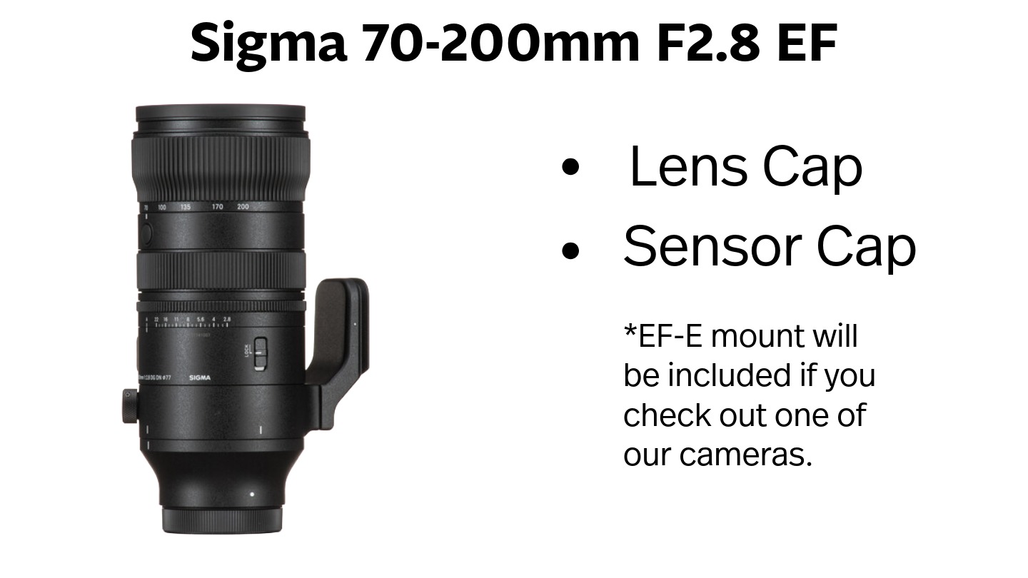 Sigma 70-200mm F2.8 EF Lens